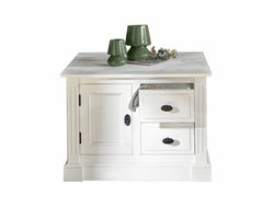 LOBERON Salontafel Lune Sauvage antiekwit