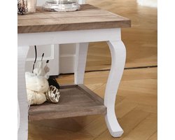 LOBERON Salontafel Riverside bruin/antiekwit