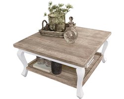 LOBERON Salontafel Riverside bruin/antiekwit