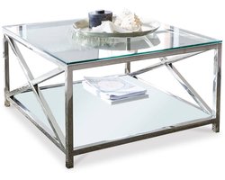 LOBERON Salontafel Stamford zilverkleurig