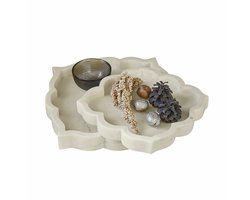 LOBERON Schaal set van 2 Melisune crème