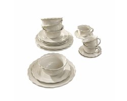 LOBERON Servies set van 30 Mallevesse wit