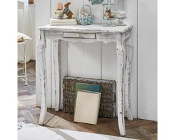 LOBERON Sidetable Barbey antiekwit
