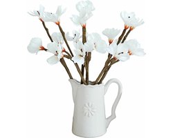 LOBERON Sierbloem set van 6 Xivale wit