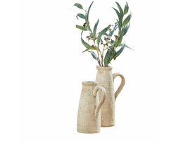 LOBERON Sierkan set van 2 Lilette antiekbeige