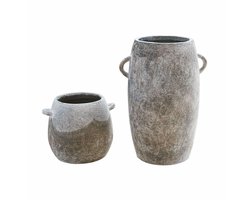 LOBERON Sierpot set van 2 Cœuron grijs