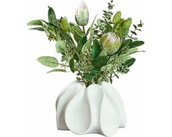 LOBERON Siervaas Dollon antiekwit