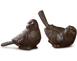 LOBERON Siervogel set van 2 Birdy bruin