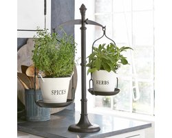 LOBERON Sierweegschaal Tynne antiekzwart