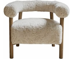 LOBERON Stoel Cedarbrook crème/bruin