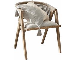LOBERON Stoel Collaroy bruin/beige