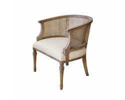 LOBERON Stoel Curbigny beige/bruin