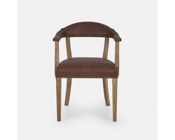 LOBERON Stoel Heaton bruin