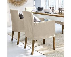 LOBERON Stoel Longhill linnen