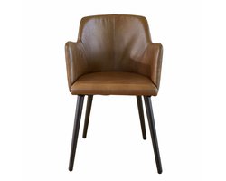 LOBERON Stoel Zephiron bruin/zwart