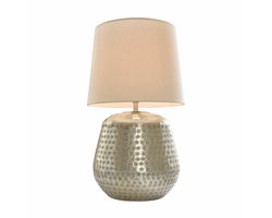 LOBERON Tafellamp Blancos zilverkleurig