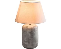 LOBERON Tafellamp Ciel d'Opale grijs/wit