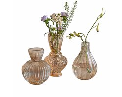 LOBERON Vaas set van 3 Faunelle roos