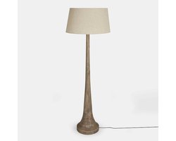 LOBERON Vloerlamp Helsfjord antiekbruin