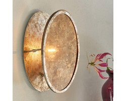 LOBERON Wandlamp Crix antiekgoudkleurig