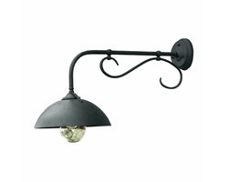 LOBERON Wandlamp voor buiten Lupia zwart