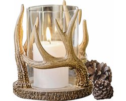 LOBERON Windlicht Inglewood bruin/helder