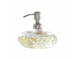 LOBERON Zeepdispenser Cullen antiekzilverkleurig/helder