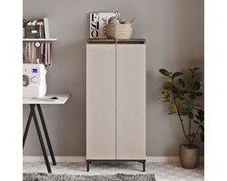 Locelso multifunctionele kast 60cm bruin antraciet