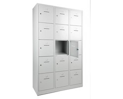 Lockerkast metaal SHC 15-deurs
