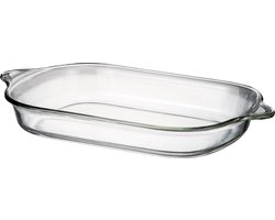 Lock&Lock Grote Ovenschaal - Borosilicaat Glas - Rechthoekig - 4.4 Liter - 44 x 25 cm - LocknLock