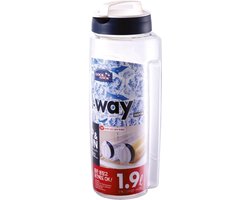Lock&Lock Waterkan - Sapkan - Schenkkan met Deksel - 1.9 Liter - Transparant - Lekvrij - LocknLock