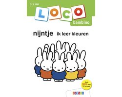 Loco Bambino Nijntje - Ik leer kleuren - Educatief speelgoed voor peuters