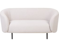 LOEN - Tweezitsbank - Beige/Zwart - Polyester