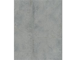 Loft blokken zilvergrijs behang (vliesbehang, grijs)