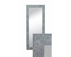 LOFT EXPRESS - Spiegel - 50x120 cm - Betonkleur - Decoratieve Houten Lijst
