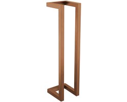 Loft handdoekrek 50 x 12.5 x 12.5 cm geborsteld brons koper PVD