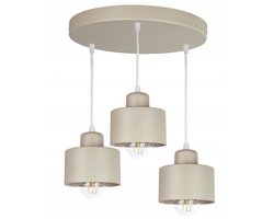 Loft Hanglamp Beż - Stijlvolle Plafondlamp voor Woonkamer & Eettafel
