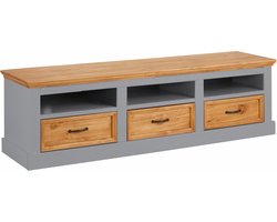 Loft24 | Jolene - Dressoir met 4 Deuren in Grenen Espresso (90 x 170 x 38 cm)