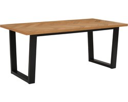 Loft24 | New Haven - Eettafel 180 cm 8 plaatsen in Eikenlook (76 x 180 x 90 cm)