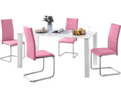 Loft24 | Norma & Adora - Groot Roze Metaal (76 x 160 x 90 cm)