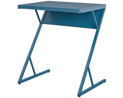 Loft24 | Regal - Accenttafel/laptoptafel blauw (72 x 64 x 49 cm)