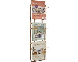 LOFT42 Bamboe Tijdschriftenrek Large - Bruin - 96x30x10