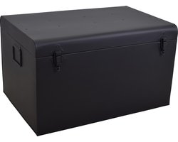 LOFT42 Box Opbergkist Large Zwart - Metaal - 60x40x35