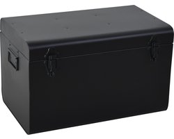 LOFT42 Box Opbergkist Medium - Metaal - Mat Zwart - 50x31x31