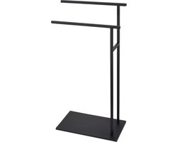 LOFT42 Firm Metalen Handdoekenrek & Kledingrek  Zwart - 83x50x20  -