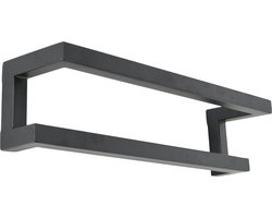 LOFT42 Firm Wandhanddoekenrek Zwart Metaal - 48x12x12