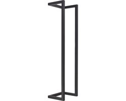 LOFT42 Firm Wandhanddoekenrek Zwart Metaal - 95x20x25
