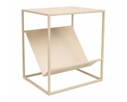 LOFT42 Freek Bijzettafel met Tijdschriften- of Krantenbak Zwart - -