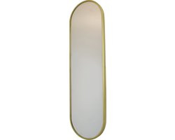 LOFT42 Industry Passpiegel Ovaal - Goud - Metaal - 122x36