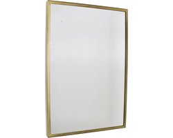 LOFT42 Industry Rectangle Spiegel - Metaal - antiek Messing - 60x40x4